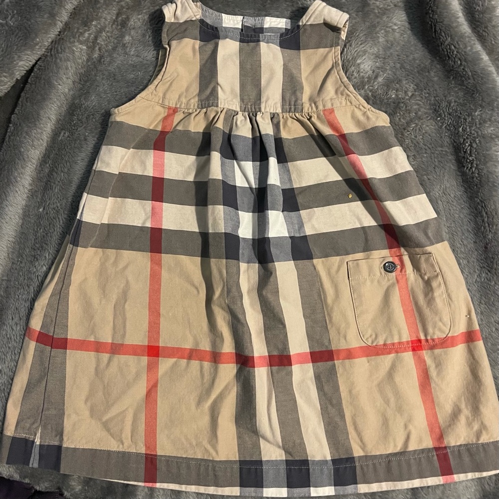 3Y Girls Burberry Jumper Dress